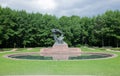 The Chopin Statue in Lazienki Park, Warsaw, Poland.