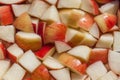 Chopped Apple Royalty Free Stock Photo