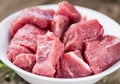 Chopped Beef Steak Royalty Free Stock Photo