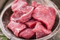 Chopped Beef Steak Royalty Free Stock Photo