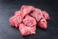 Chopped Beef Steak (selective focus) Royalty Free Stock Photo