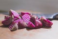Chopped Candy Cane Beet Royalty Free Stock Photo