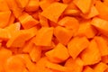 Chopped carrots Royalty Free Stock Photo