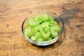 Chopped celery Royalty Free Stock Photo