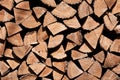 Chopped fire wood Royalty Free Stock Photo