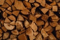 Chopped Firewood Log Texture Background Close Royalty Free Stock Photo