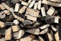 Chopped firewoods Royalty Free Stock Photo