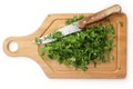 Chopped flat leaf parsley