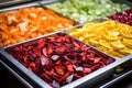 chopped fruits ready for fermentation process