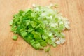 Chopped green onion.