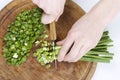 Chopped green onions