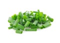 Chopped green onions Royalty Free Stock Photo