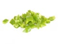 Chopped green pepper Royalty Free Stock Photo