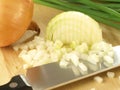 Chopped onion Royalty Free Stock Photo