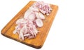 Chopped Onions On Chopping Board IV Royalty Free Stock Photo