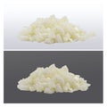 Chopped onions a food ingredient Royalty Free Stock Photo