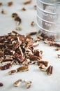 Chopped Pecans Royalty Free Stock Photo