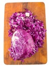 Chopped Red Cabbage II Royalty Free Stock Photo