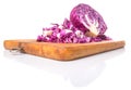 Chopped Red Cabbage III Royalty Free Stock Photo