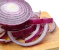 Chopped red onions Royalty Free Stock Photo