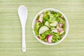 Chopped salad with goat cheese Royalty Free Stock Photo