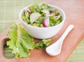 Chopped salad with goat cheese Royalty Free Stock Photo