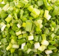Chopped Scallions Close Up View X Royalty Free Stock Photo