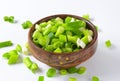 Chopped spring onions Royalty Free Stock Photo