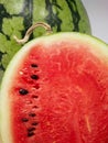 Chopped Watermelon Showing Seeds Royalty Free Stock Photo