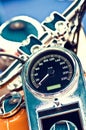 Chopper classic bike speedometer