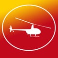 Chopper Helicopter Logo Banner Background Image