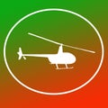 Chopper Helicopter Logo Banner Background Image