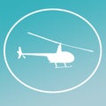 Chopper Helicopter Logo Banner Background Image