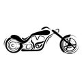 Chopper motorcycle Royalty Free Stock Photo