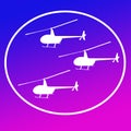 Choppers Helicopters Logo Banner Background Image