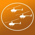 Choppers Helicopters Logo Banner Background Image