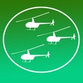 Choppers Helicopters Logo Banner Background Image