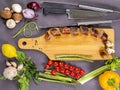 Chopping food Royalty Free Stock Photo