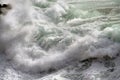 Choppy sea on Aguas Blancas beach