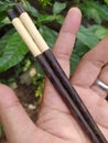 Chopstick Aren and coffe Wood Handycraft