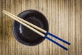Chopsticks and Bowl Royalty Free Stock Photo