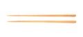 Chopsticks made of bamboo on white background Royalty Free Stock Photo