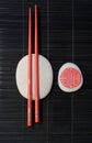 Chopsticks on stand Royalty Free Stock Photo