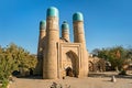 Chor Minor, also known as Madrasah of Khalif Niyaz-kul, Bukhara, Uzbekistan. Royalty Free Stock Photo