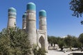 Chor Minor or Madrasah of Khalif Niyaz-kul. Bukhara, Uzbekistan Royalty Free Stock Photo