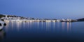 Chora by night, Mykonos, Greece Royalty Free Stock Photo