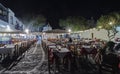 Chora by night, Mykonos, Greece Royalty Free Stock Photo
