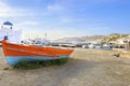 Chora port, Mykonos, Greece Royalty Free Stock Photo