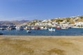 Chora port, Mykonos, Greece Royalty Free Stock Photo