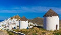 Chora town, Ios island, Cyclades, Aegean, Greece